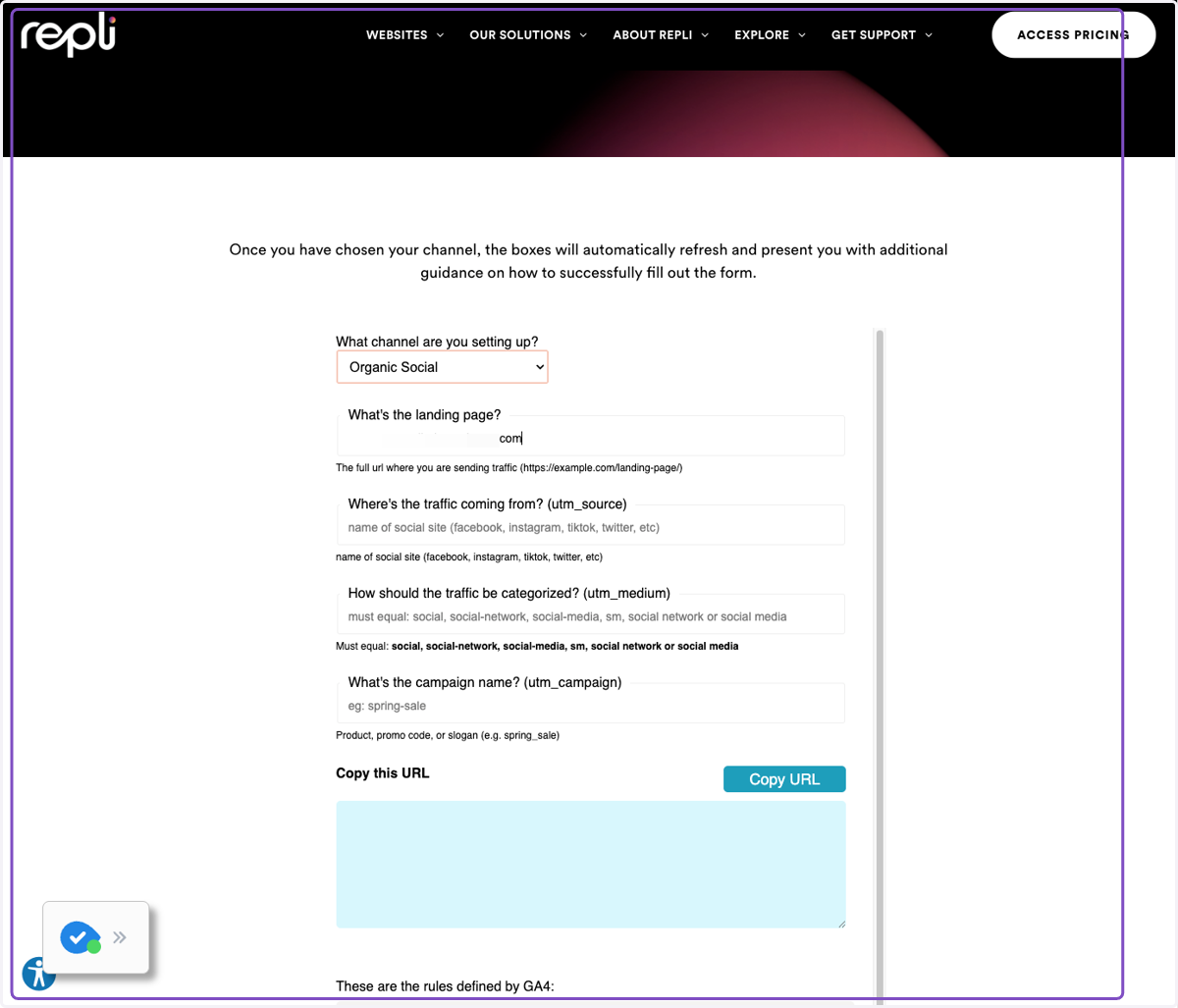 Go to the following website