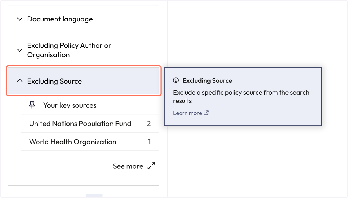 Apply the 'Excluding Source' source filter to exclude the publication your searched for from the results (this will leave mentions of the publication from other sources).
