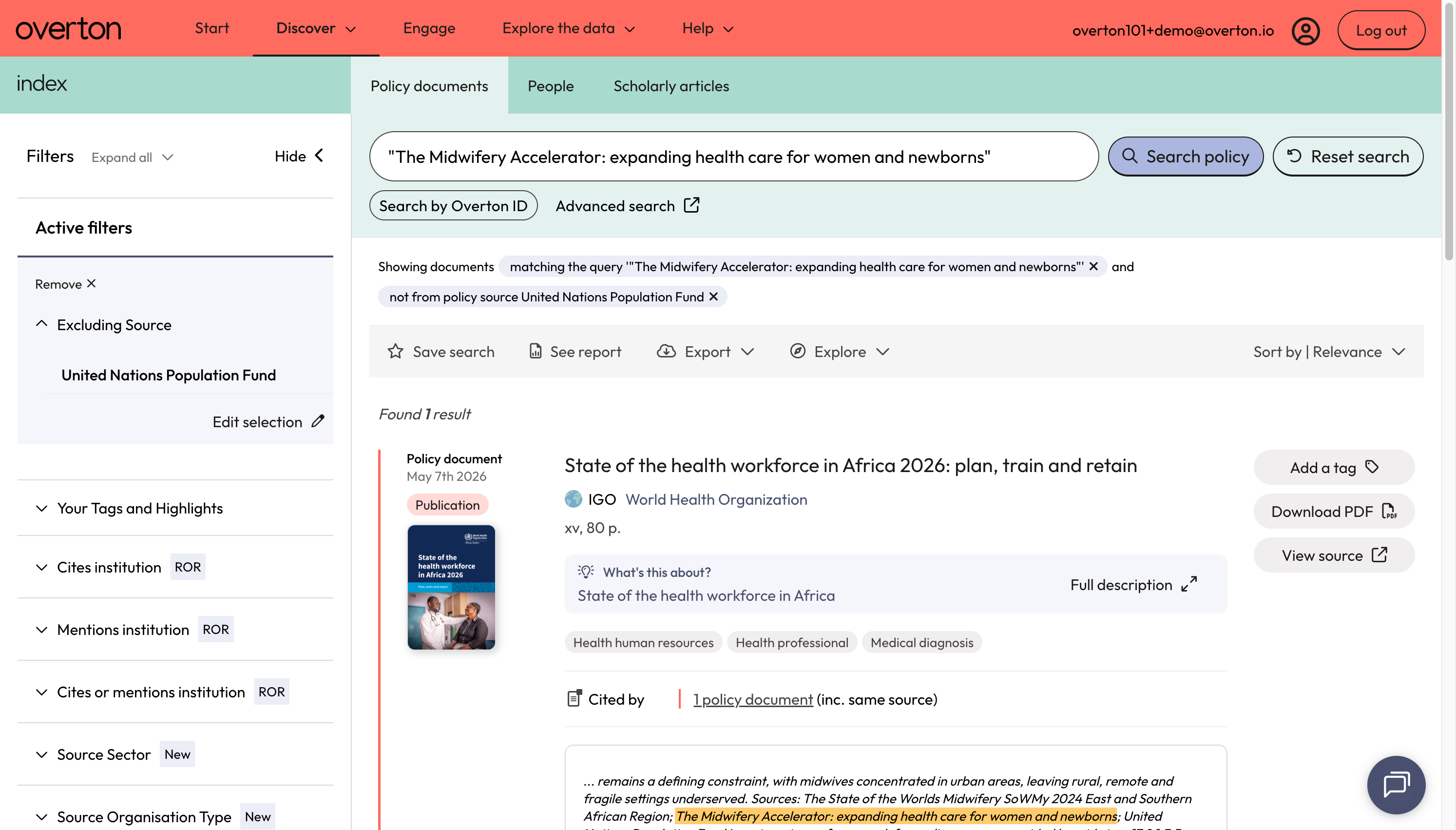 A. Use filters to narrow down results. B. Use the action bar to save a search, generate a summary report, export* or explore further.