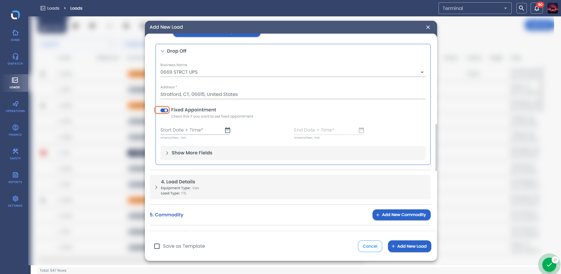 Select Fixed Appointment (Check this if you want to set fixed appointment)