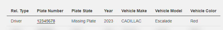 Verify that the vehicle is now listed on your account