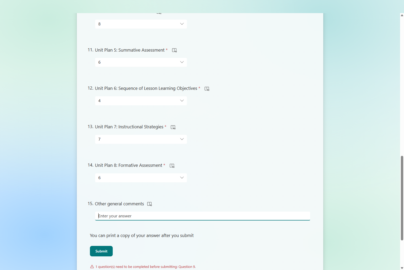 Add comments here (optional)