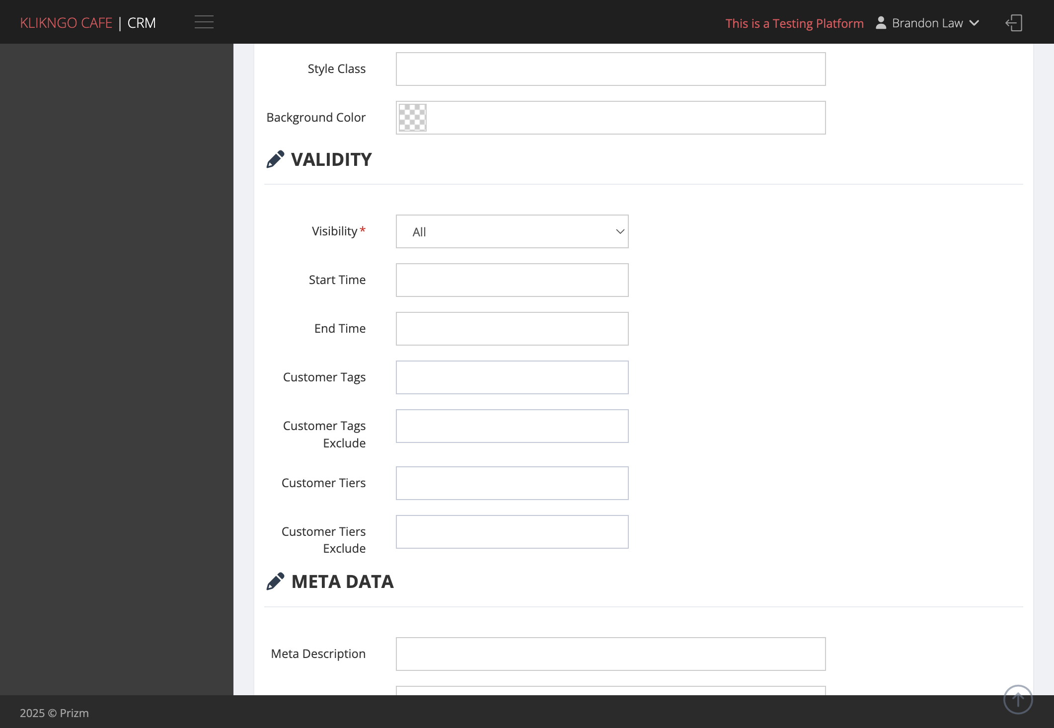 Select Visibility