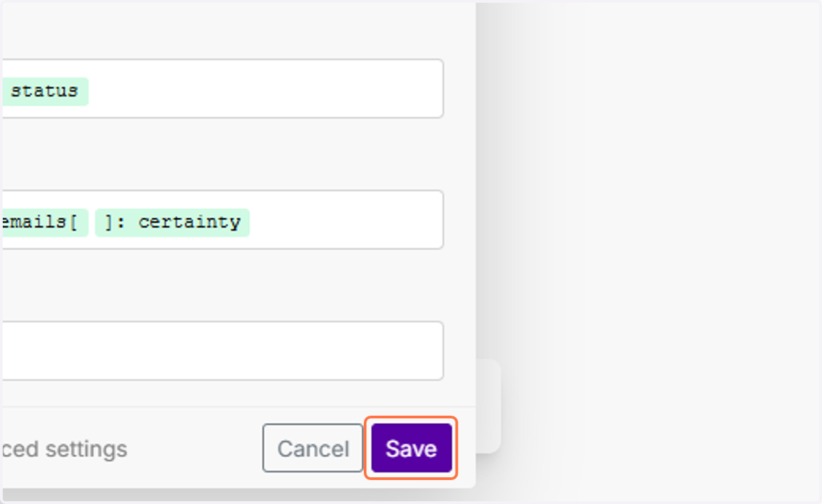 Click on Save.