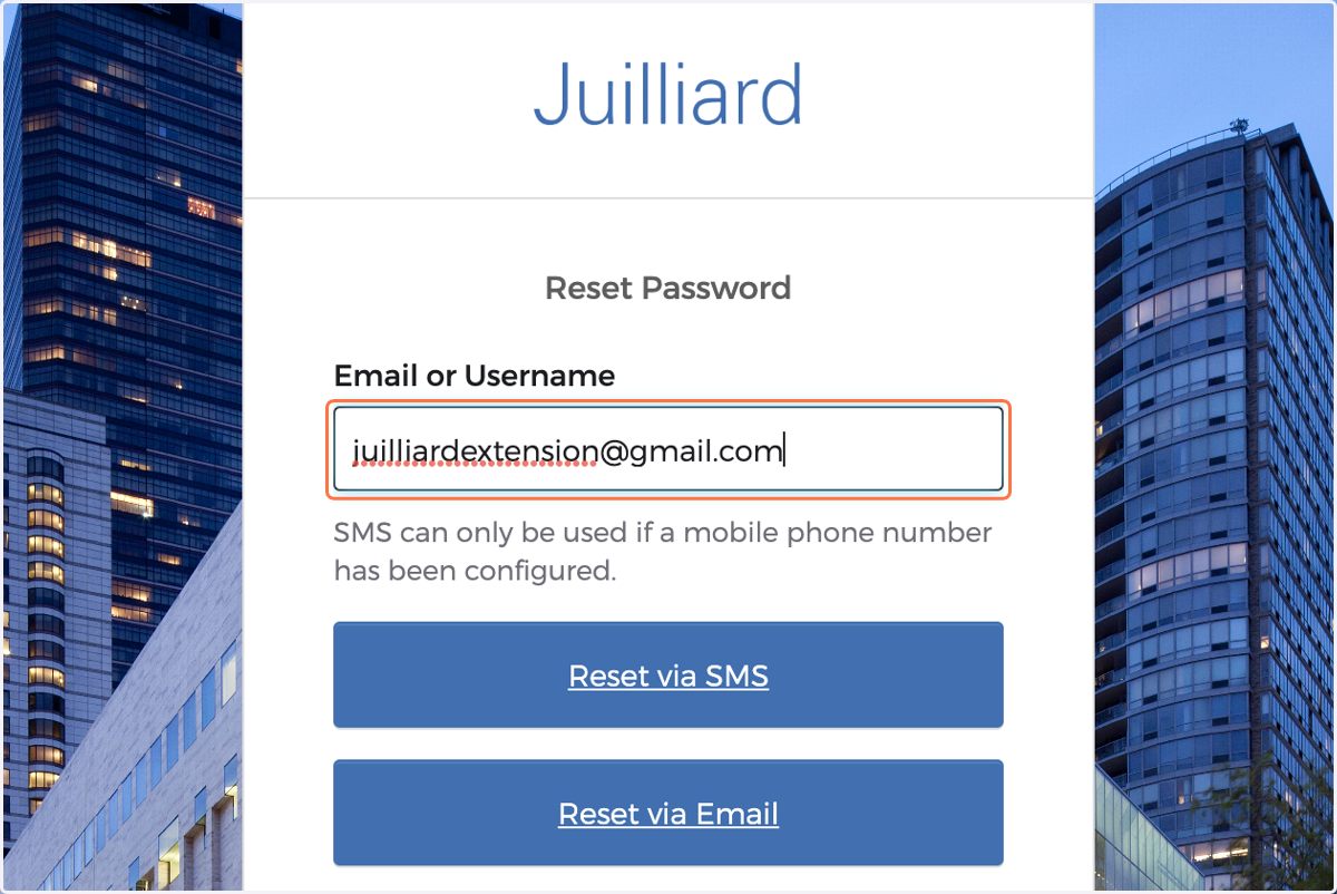 Type your email address associated to your Okta account.