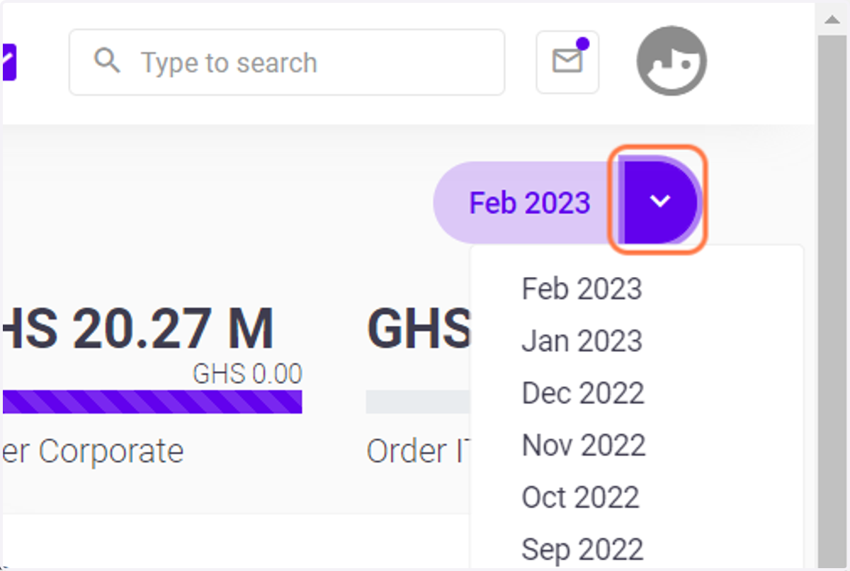 Date filter for generating data