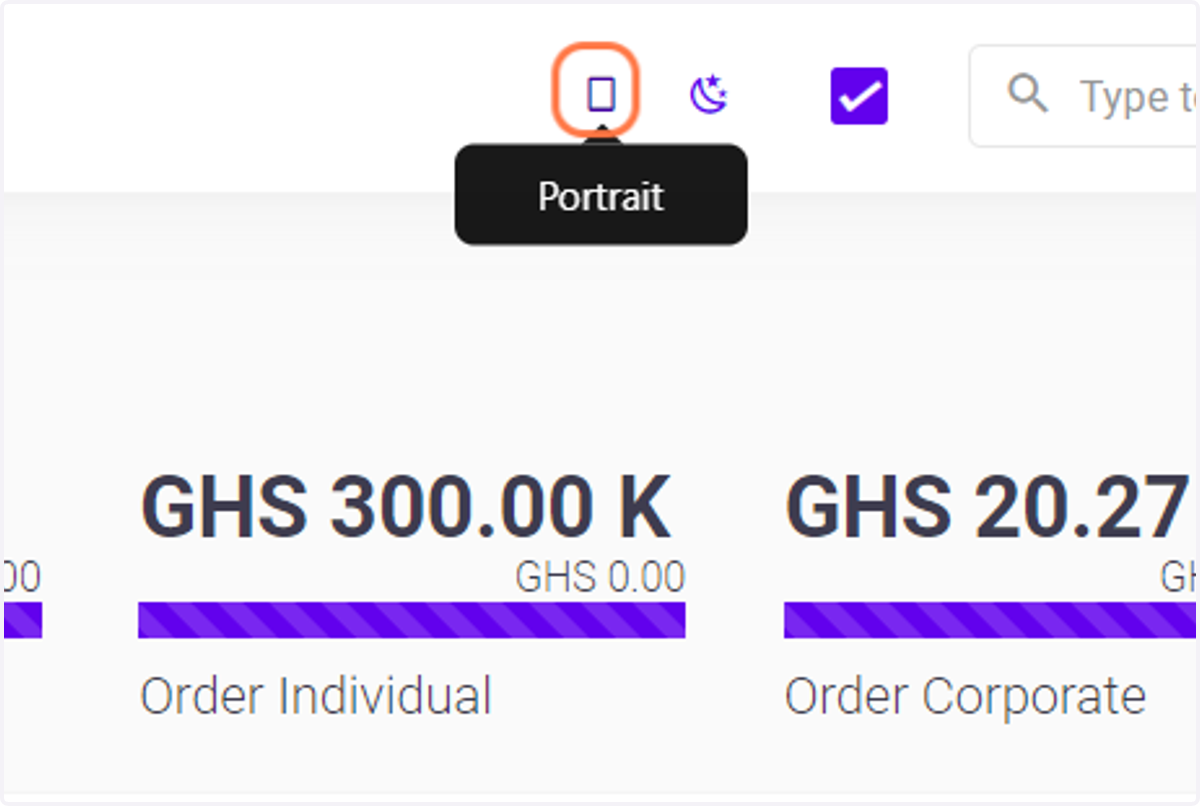 Change Page orientation