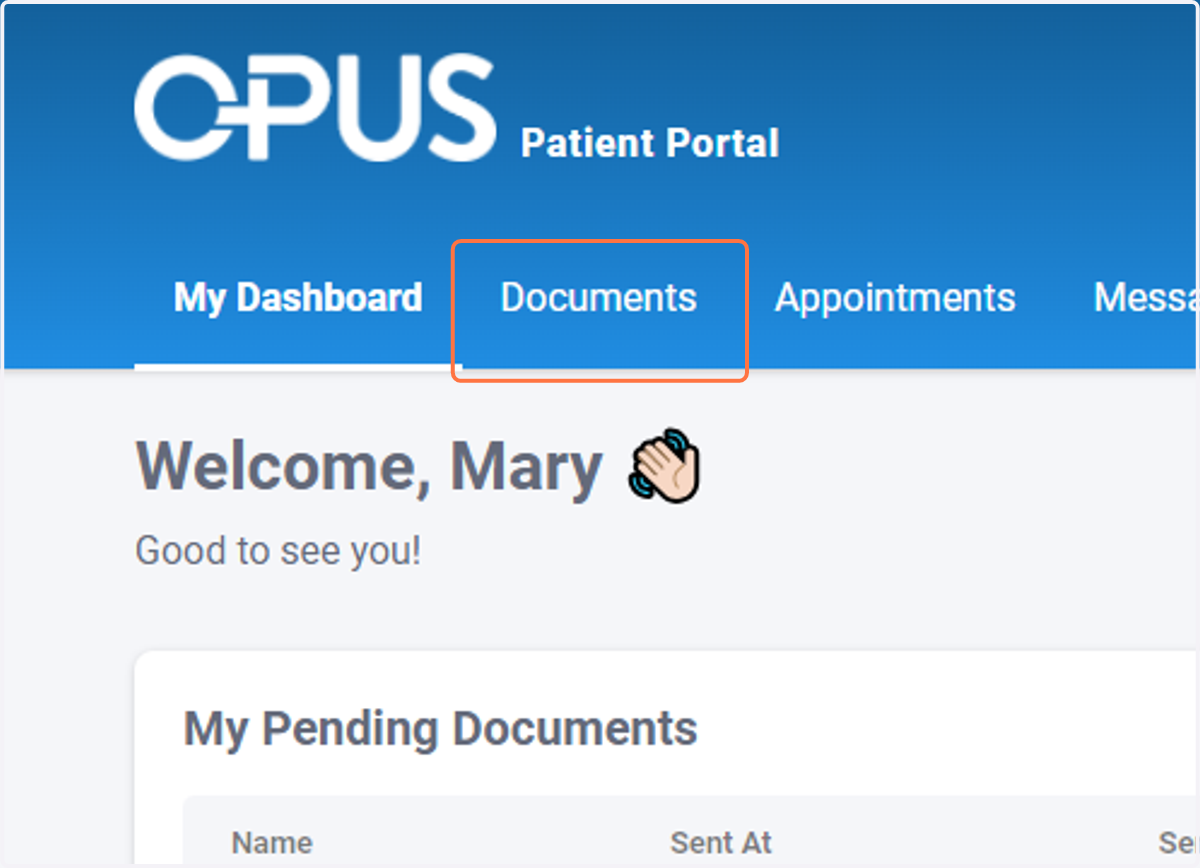 Click on Documents
