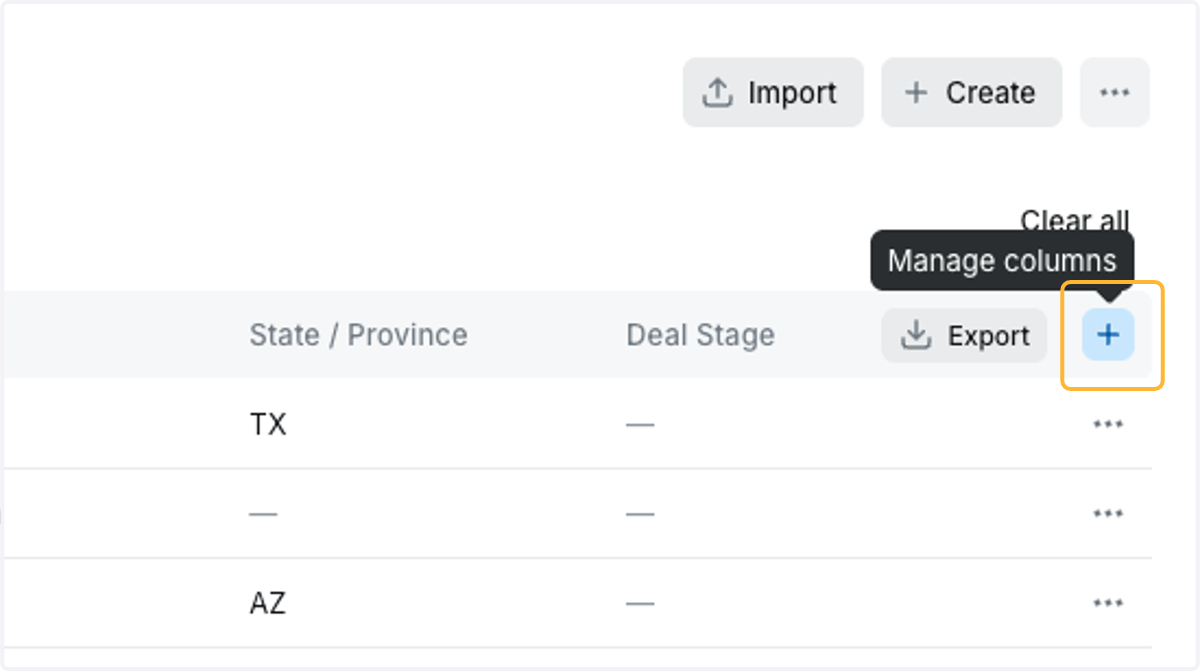 Click on the plus button to the right-hand of your screen