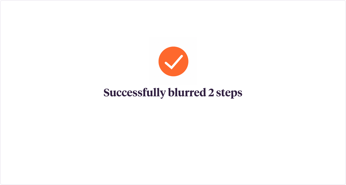 And will confirm when we're done.