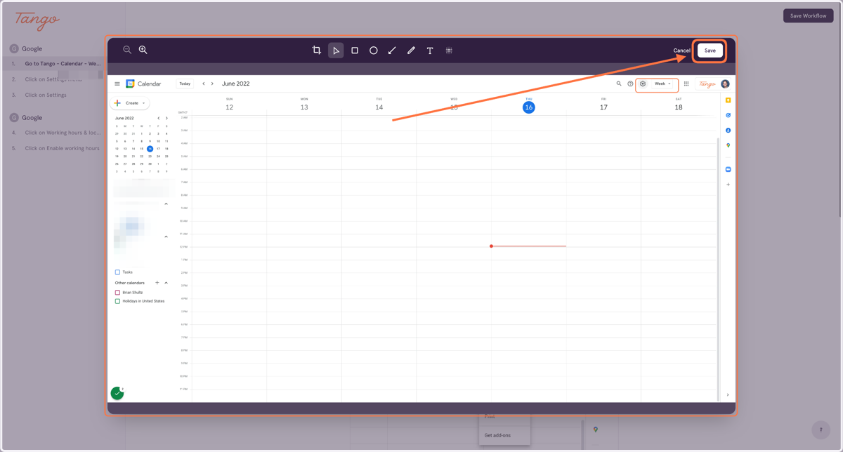 You'll be taken back to the image editor, where you can save that image, and all the Batch Blurred areas.