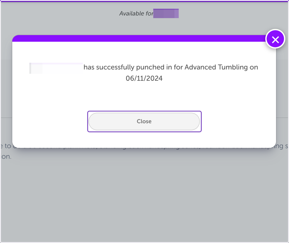You'll see a verification popup.