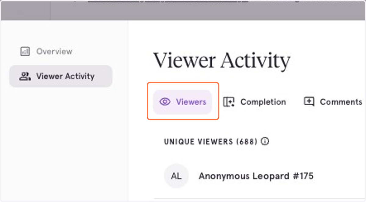Explore the list of unique users and a timestamp of when they viewed