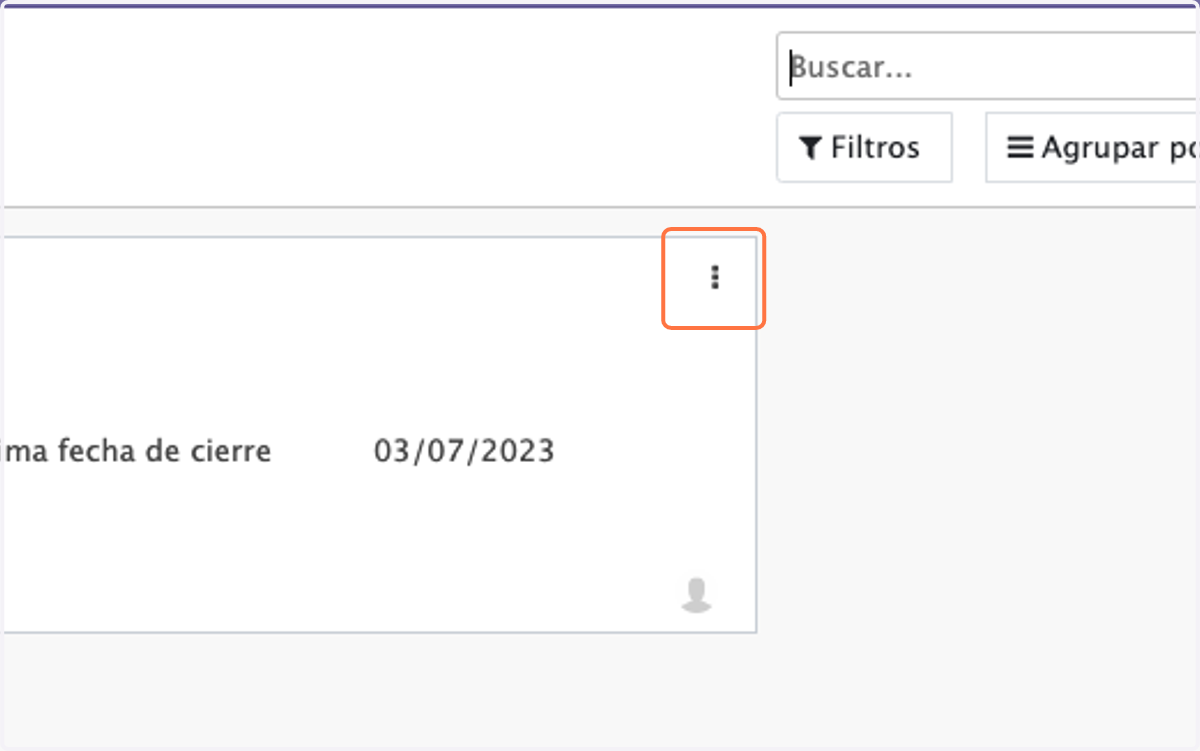 Abrimos el Menu del Punto de Venta que estamos utilizando en los tres puntitos