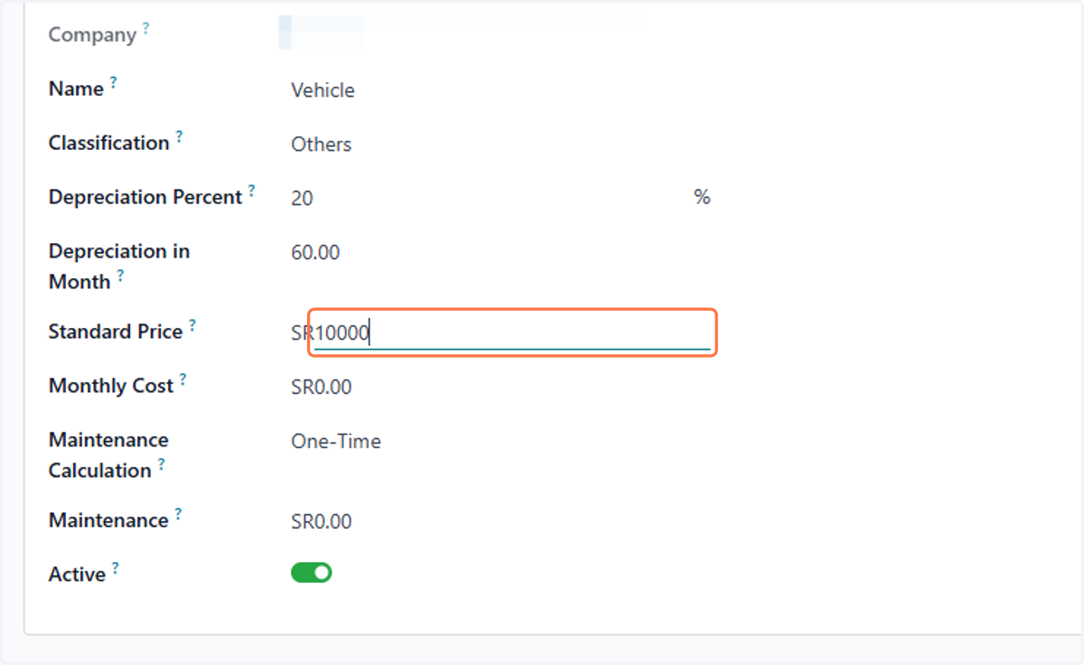 Type your cost