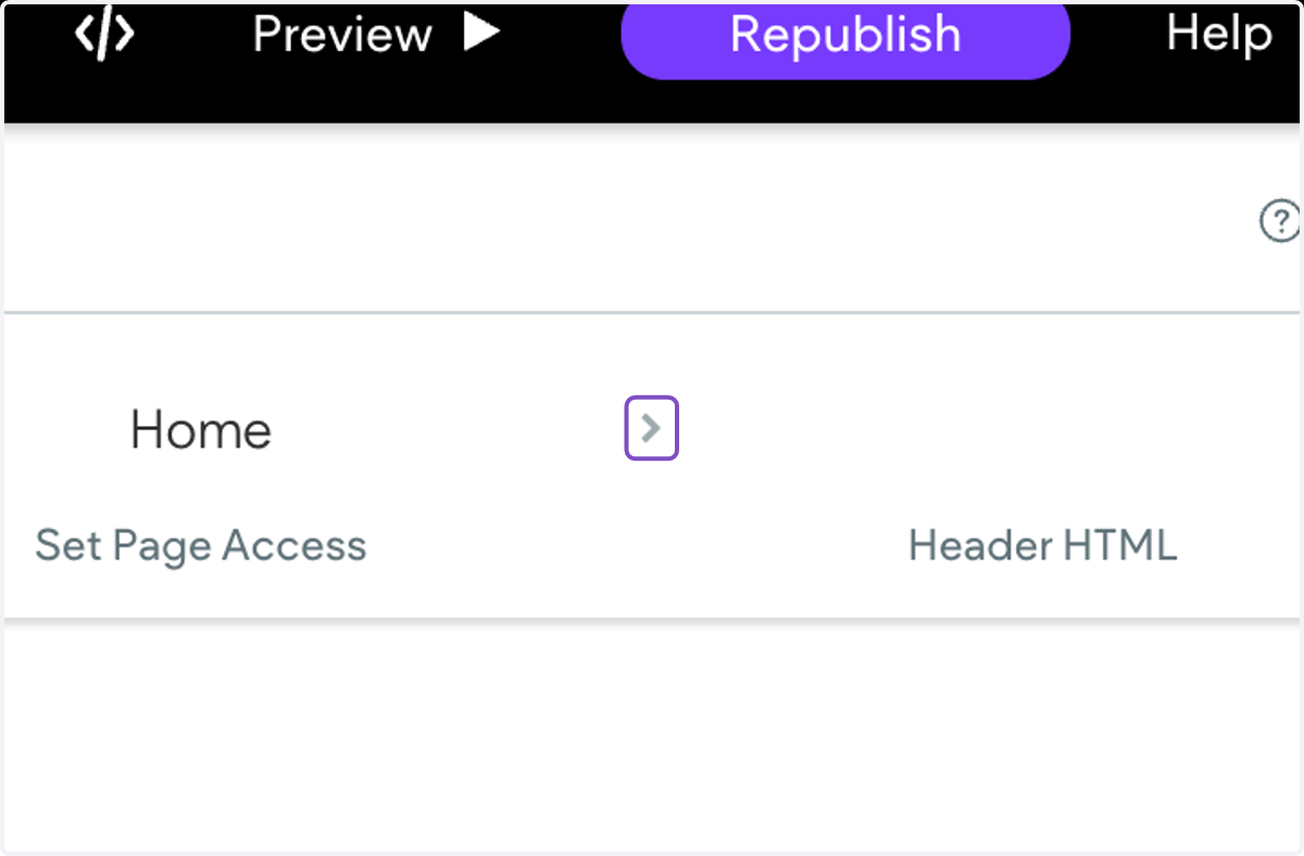 Click on next to continue editing the next page
