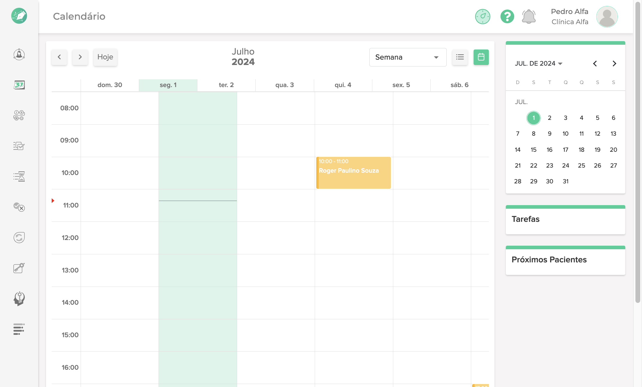 Verificar o calendário