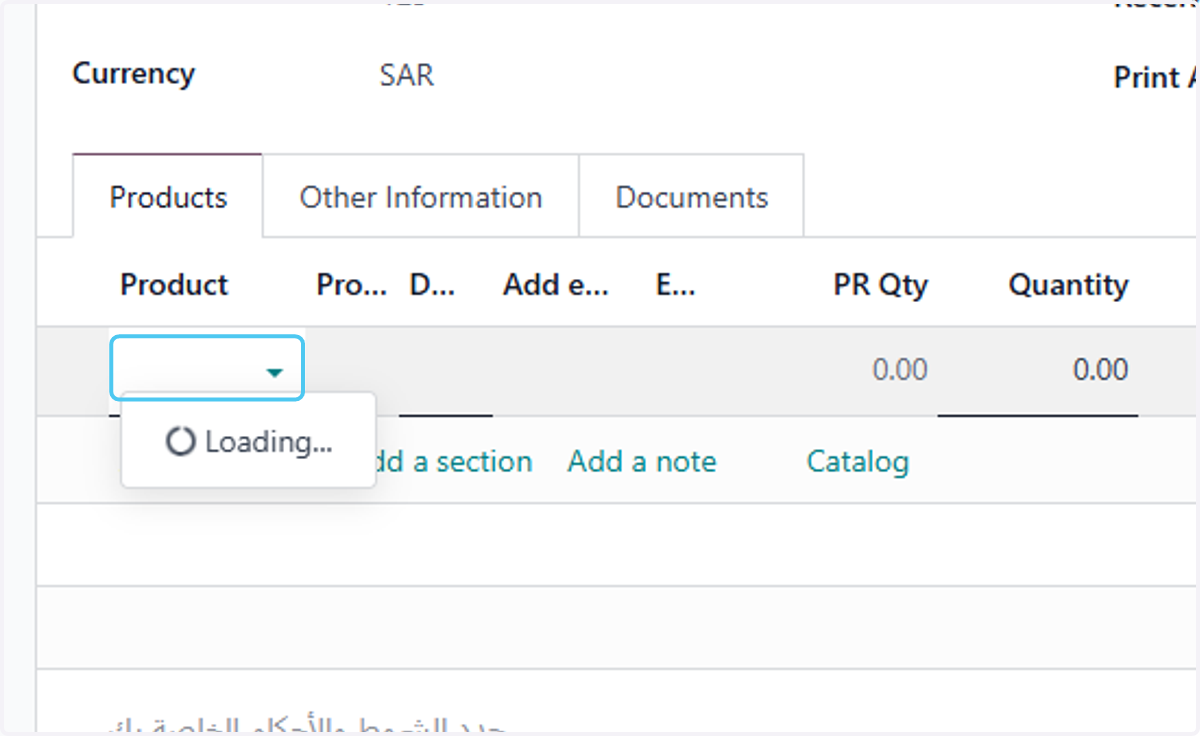 Click on dropdown trigger