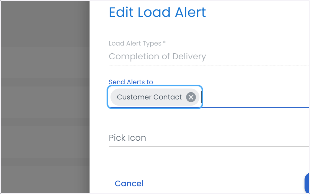 Click on Customer Contact