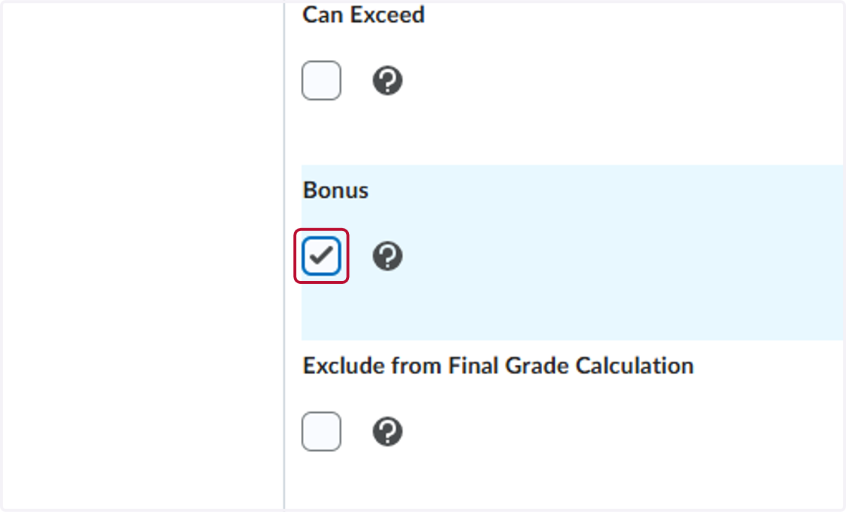 Check Bonus