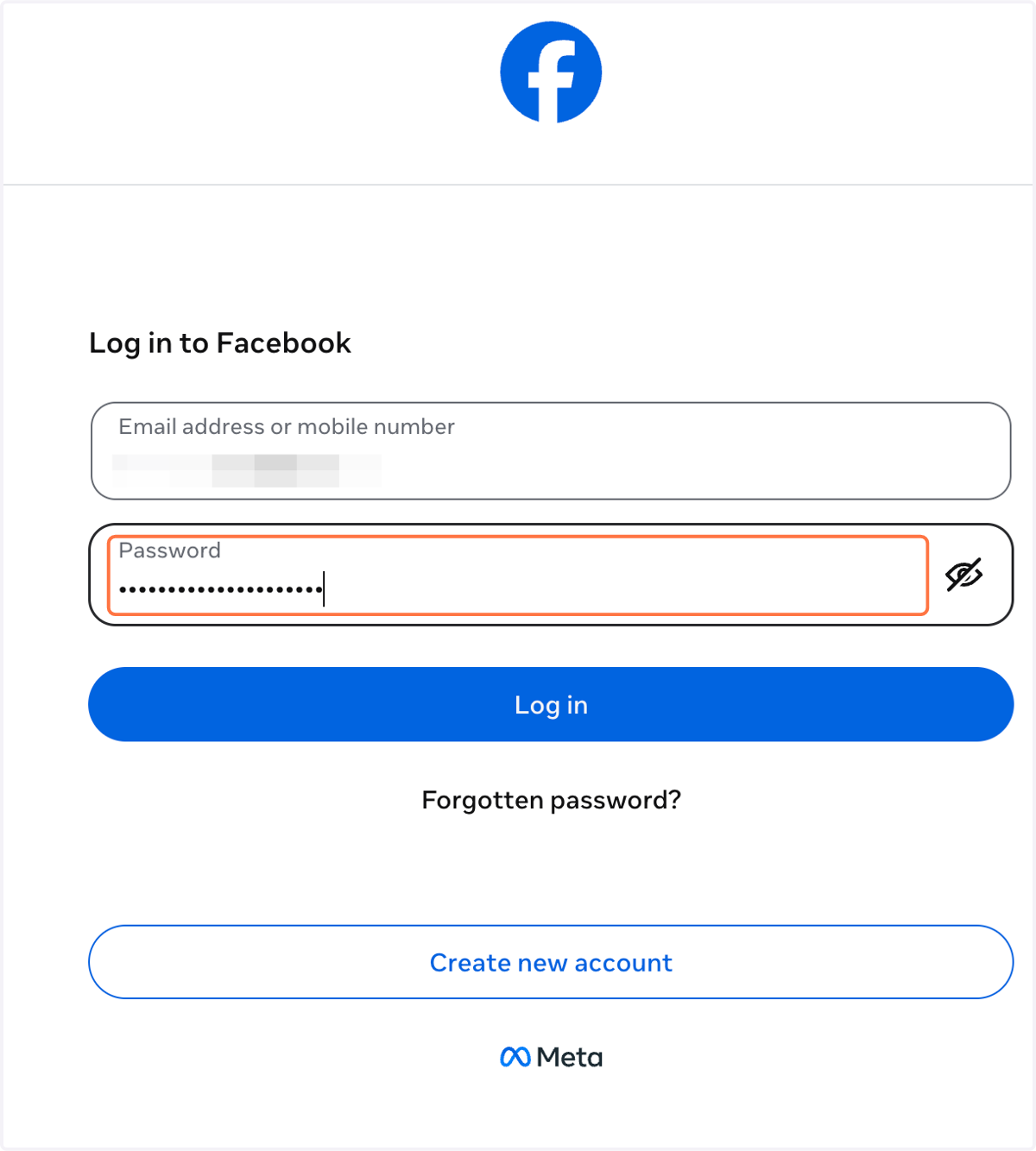 Type password