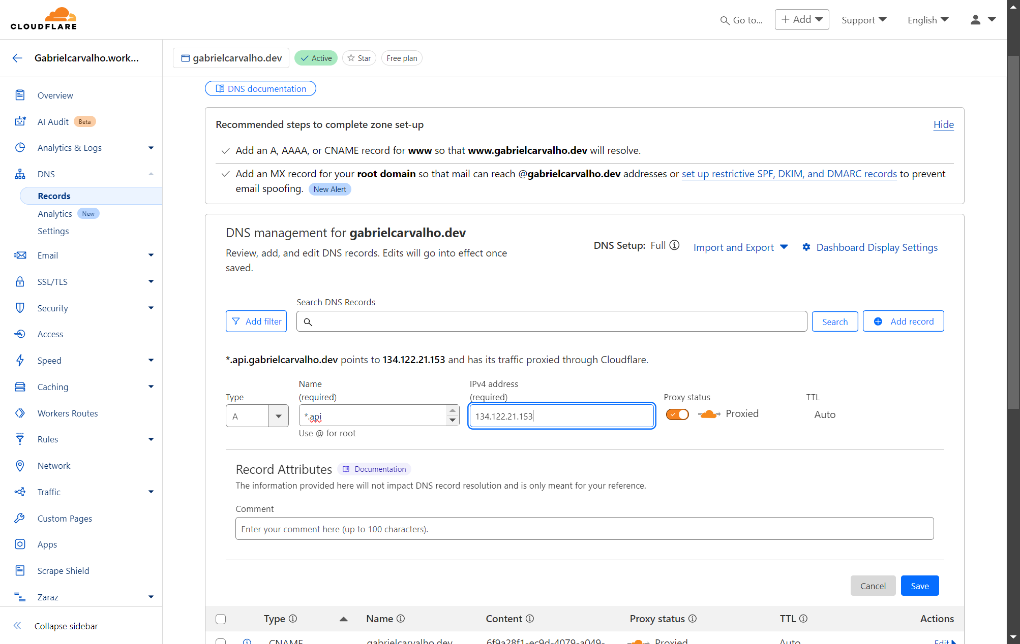 Paste "your_ipv4_vps_public_ip" into input (In my case -> 134.122.21.153)