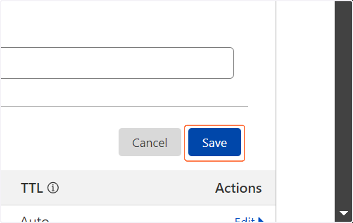 Click on Save