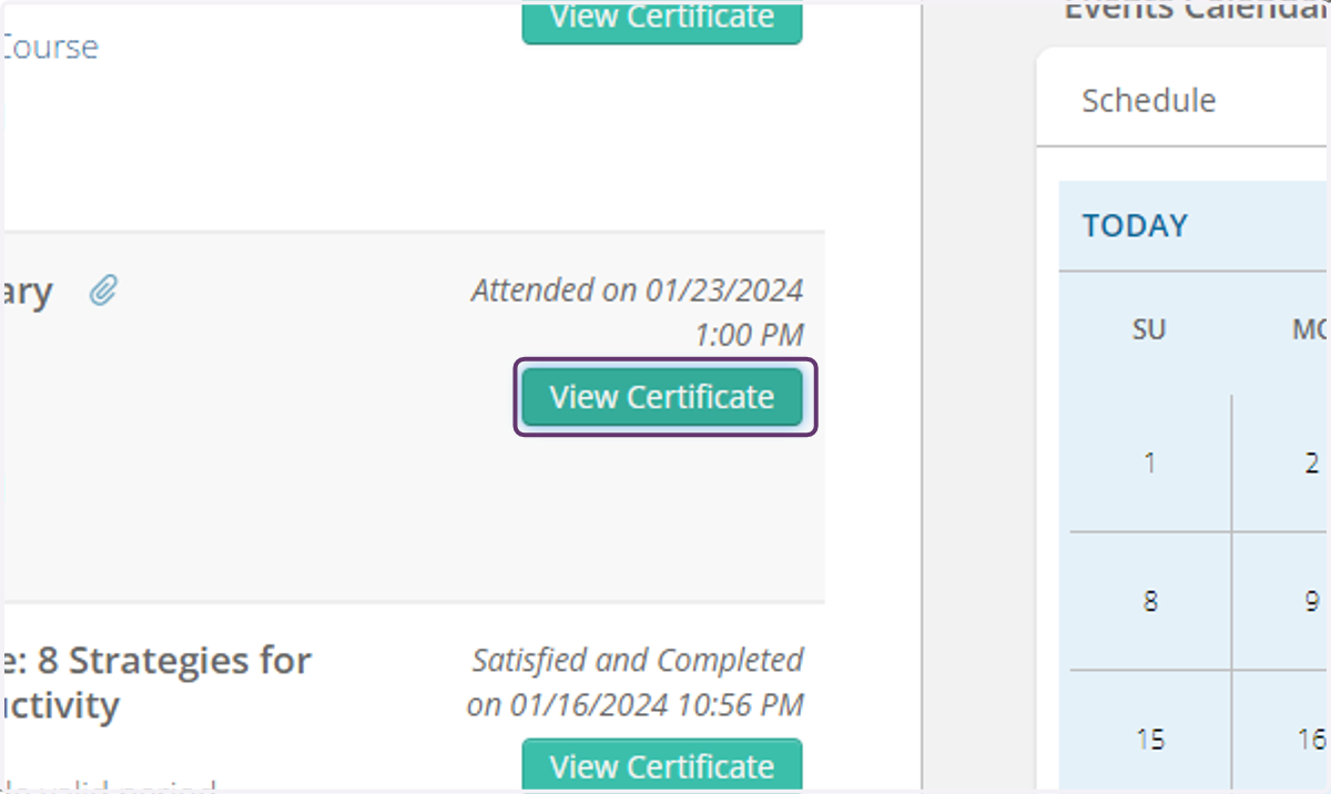 Click on View Certificate