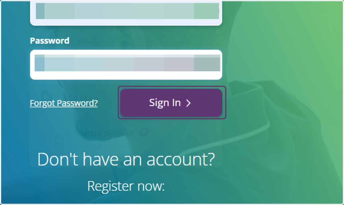 Click on Sign In