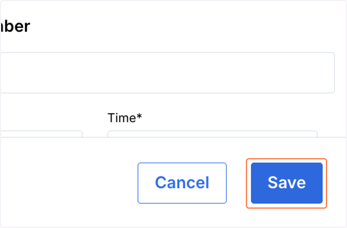 Click on Save