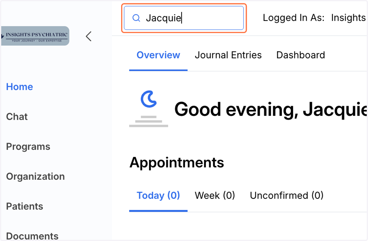 Search Patients