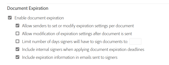 Document Expiration