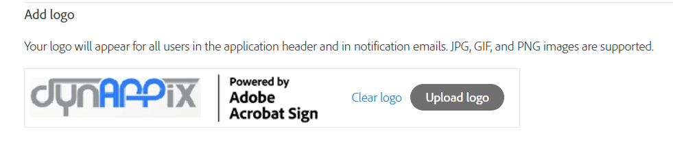 Upload a Logo