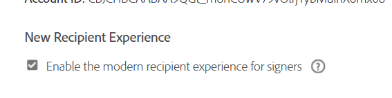 New Recipient Experience