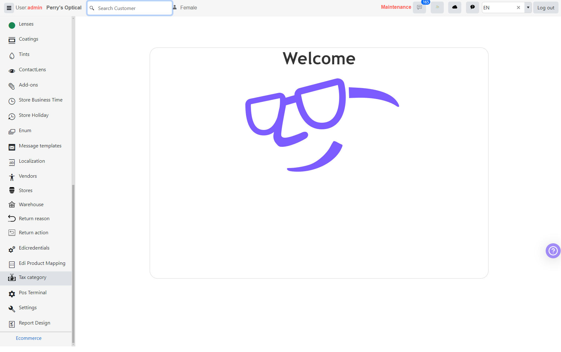 Click on Tax Category
