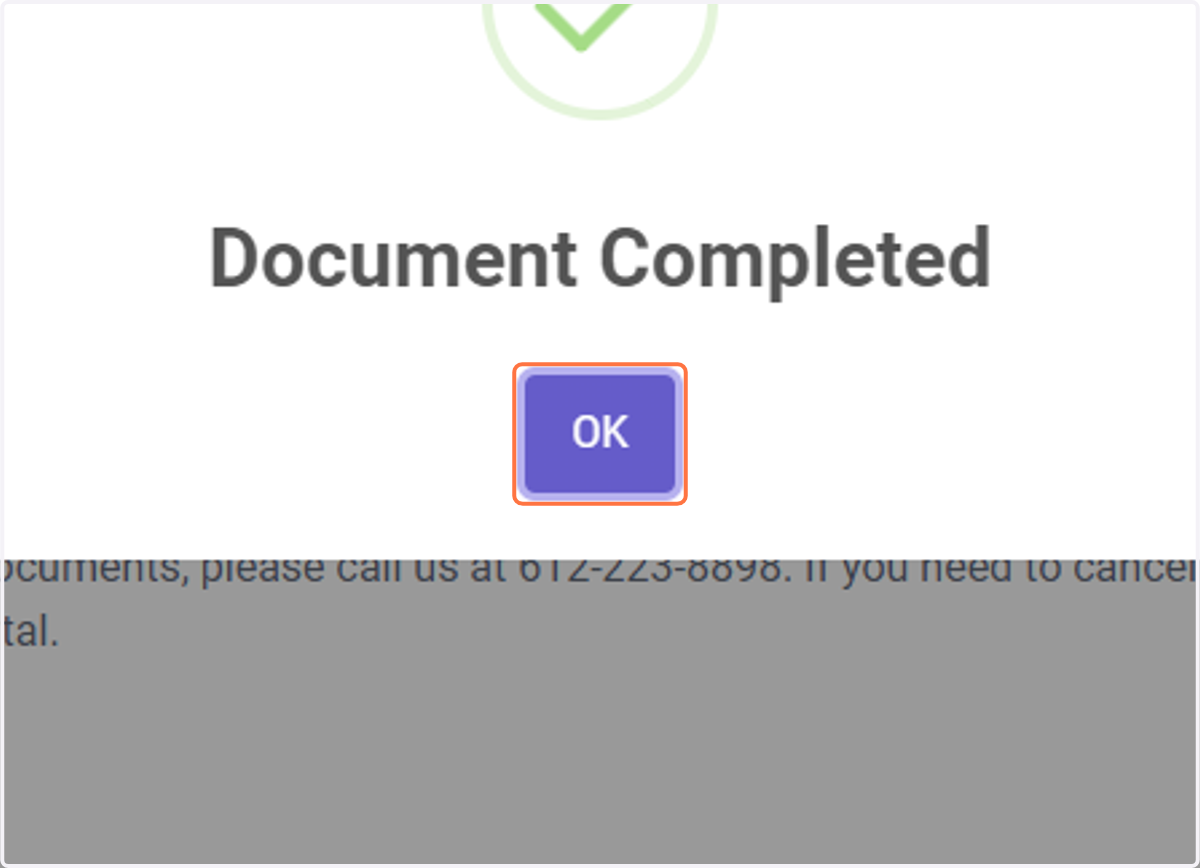 Click on OK