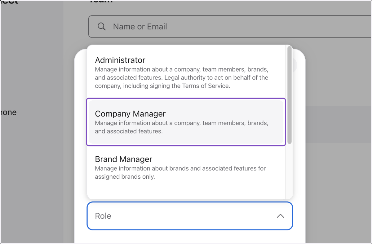 Select Company Manager