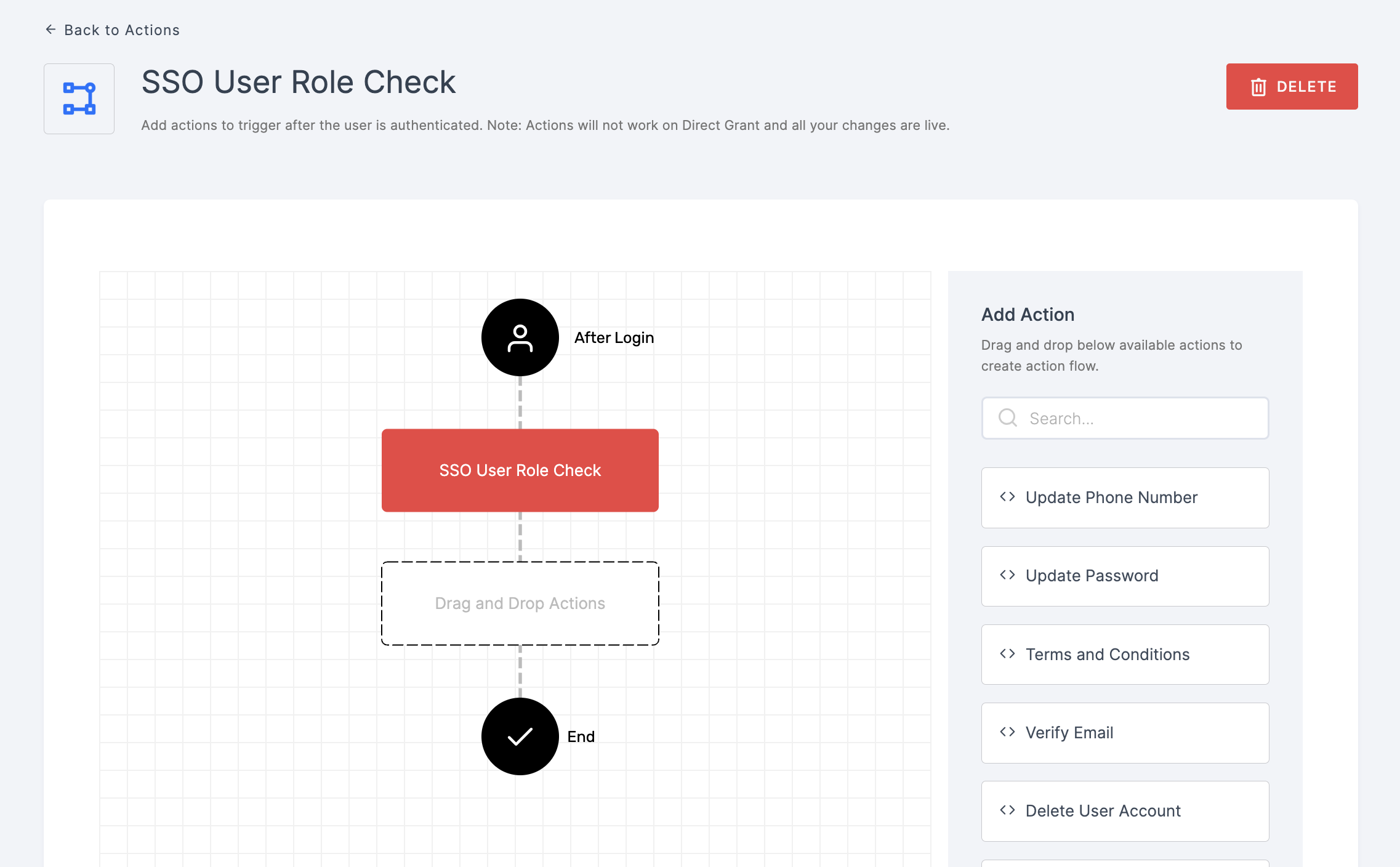 SSO User Role Check