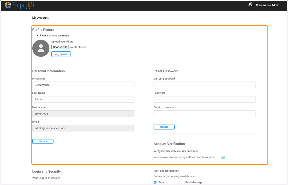 Enter your details to set up your account