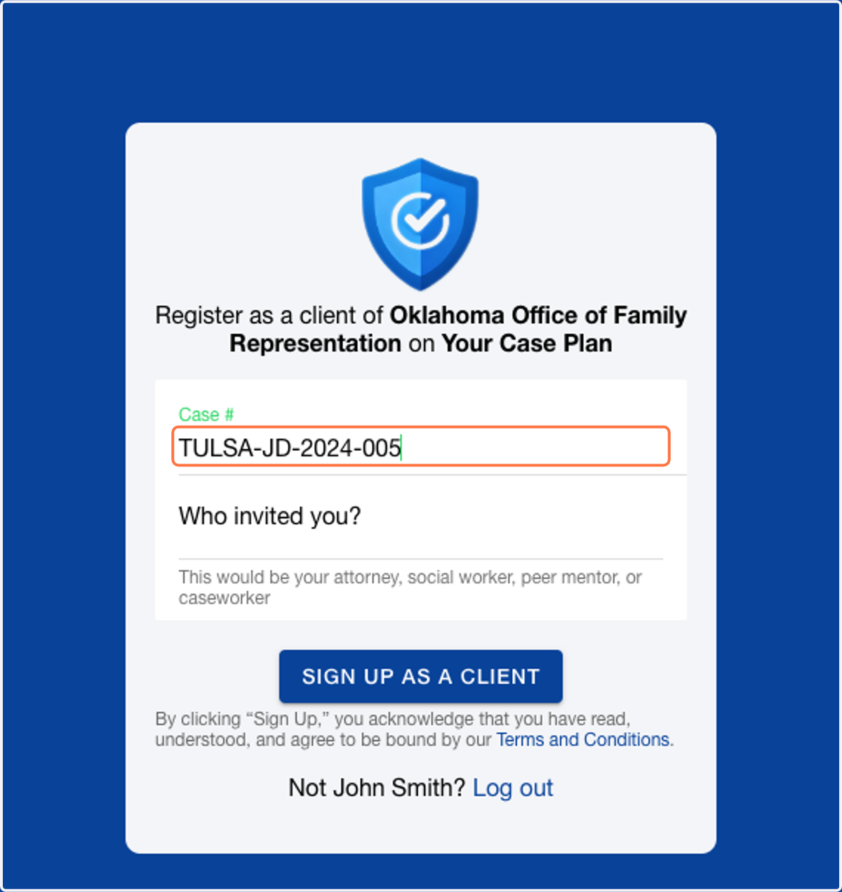 Type "TULSA-JD-2024-005"
