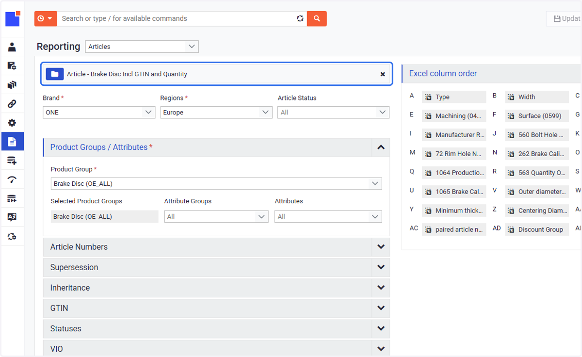 And you will see how automatically the settings are populated based on your profile
