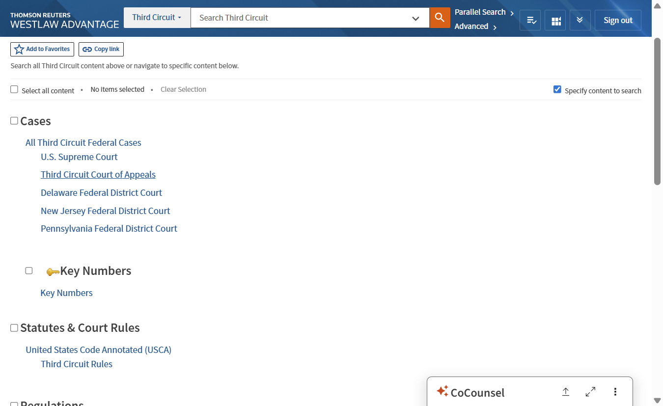 Demonstration: KeyCite (Westlaw) - Legal Research (Professor Crane ...
