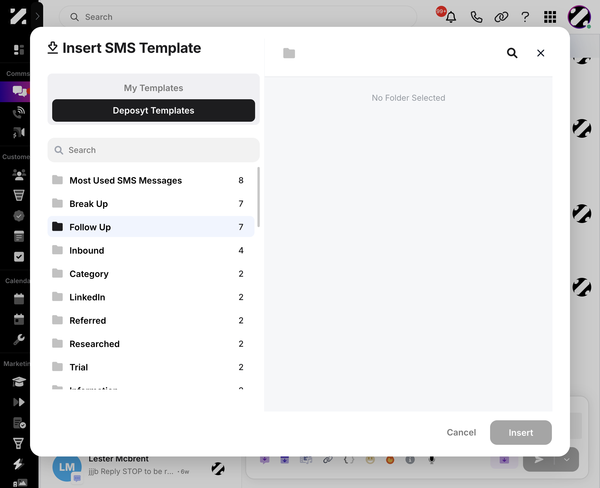 In the Deposyt Template folder, you will see premade folders. Click on one.
