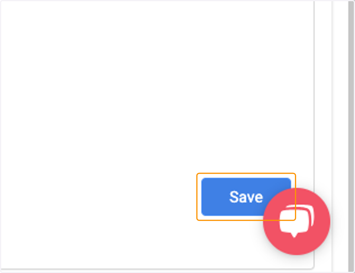 Click on Save