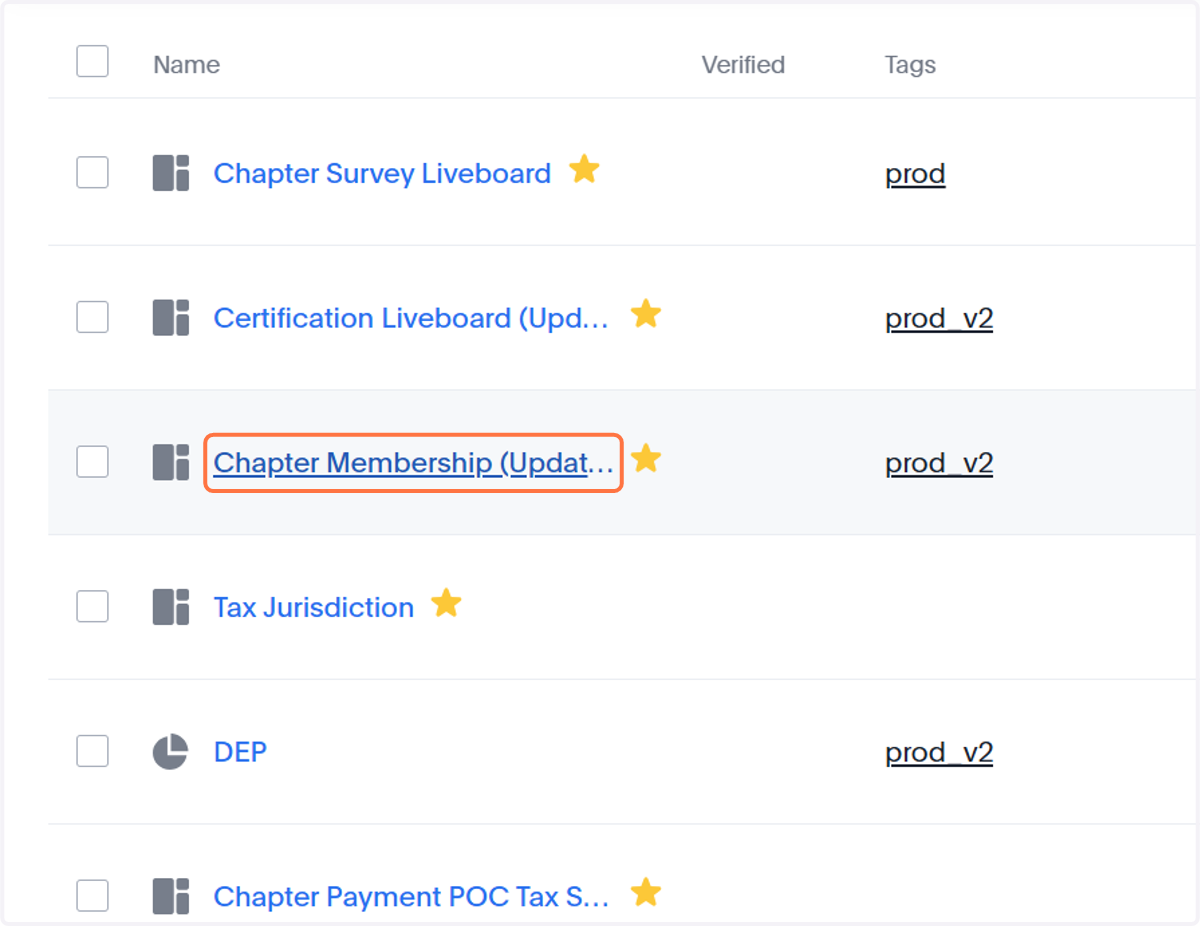Click on Chapter Membership (Updated)