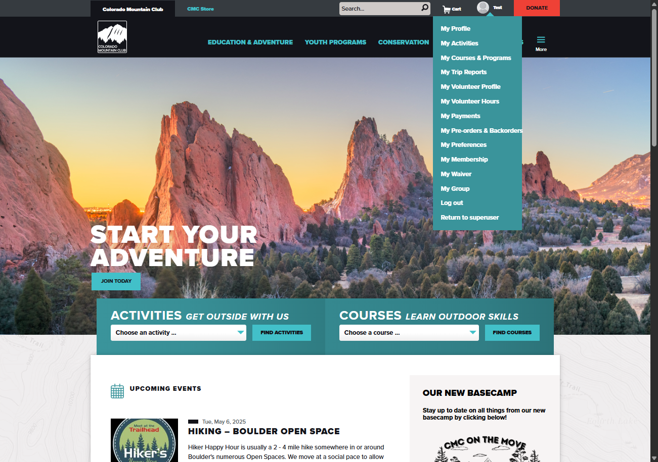 Be sure you are logged into your account on cmc.org and see you name appear in the upper right hand corner of the screen.