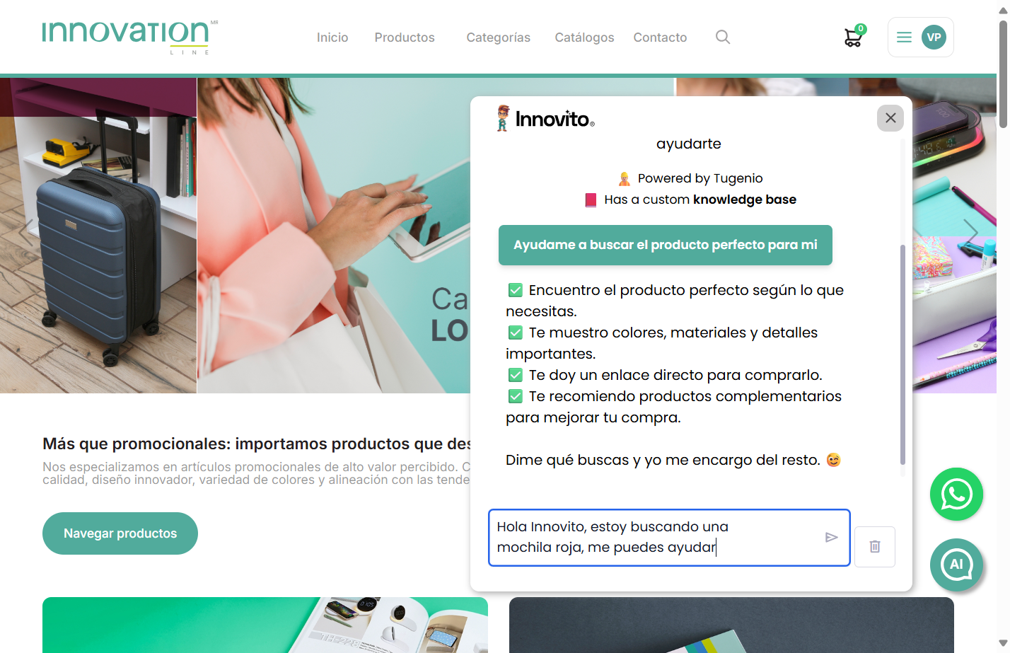 Escribe con detalle lo que estés buscando