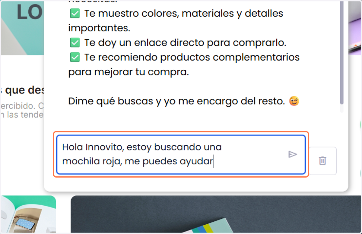 Escribe con detalle lo que estés buscando