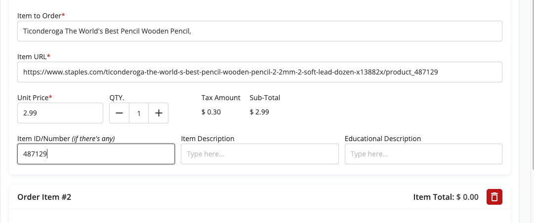 Delete Items (Optional)