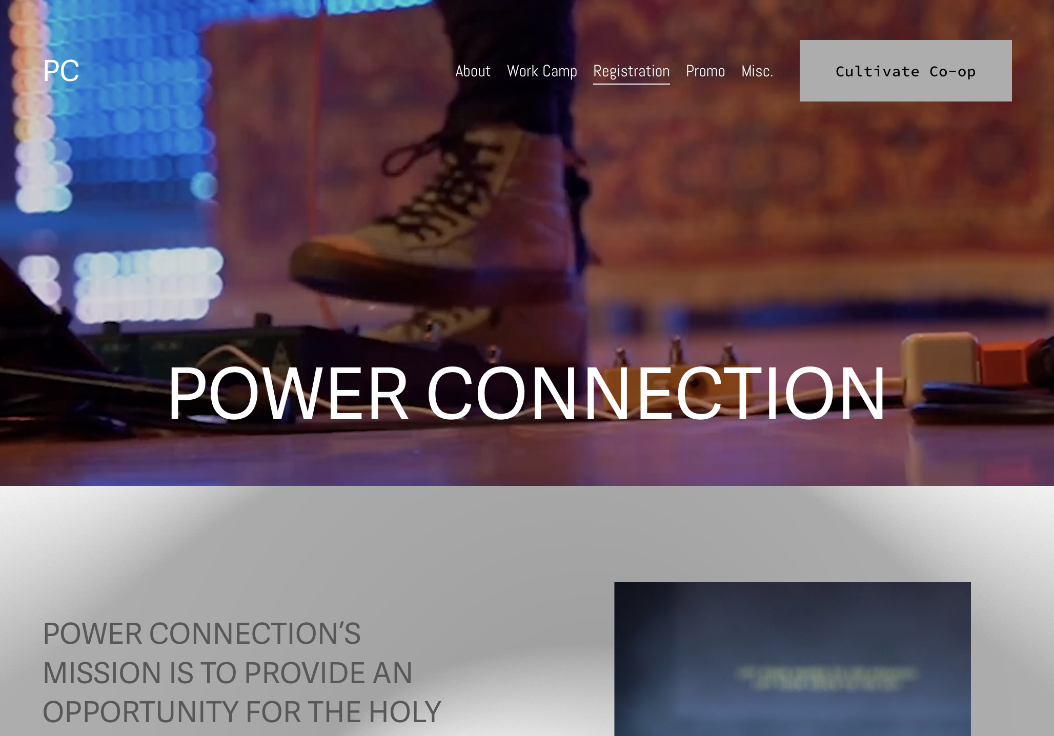 Click on Registration tab